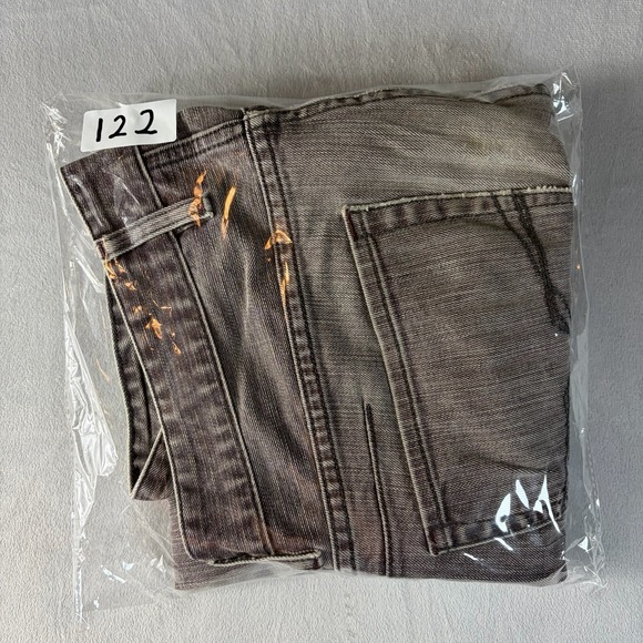 Guess Alameda Slim Tapered Men's Jeans Size 34 Dark Purple Pre -owned - Picture 13 of 13